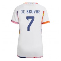 Maglie da calcio Belgio Kevin De Bruyne #7 Seconda Maglia Femminile Mondiali 2022 Manica Corta